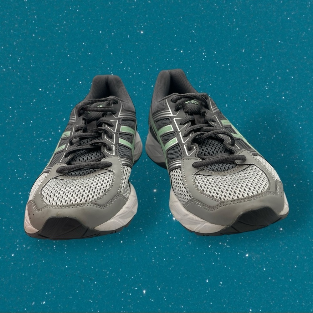 ASICS Women's Gel-Contend 4 Athletic Shoes - Gray Silver Green Size 8.5 - Picture 7 of 16